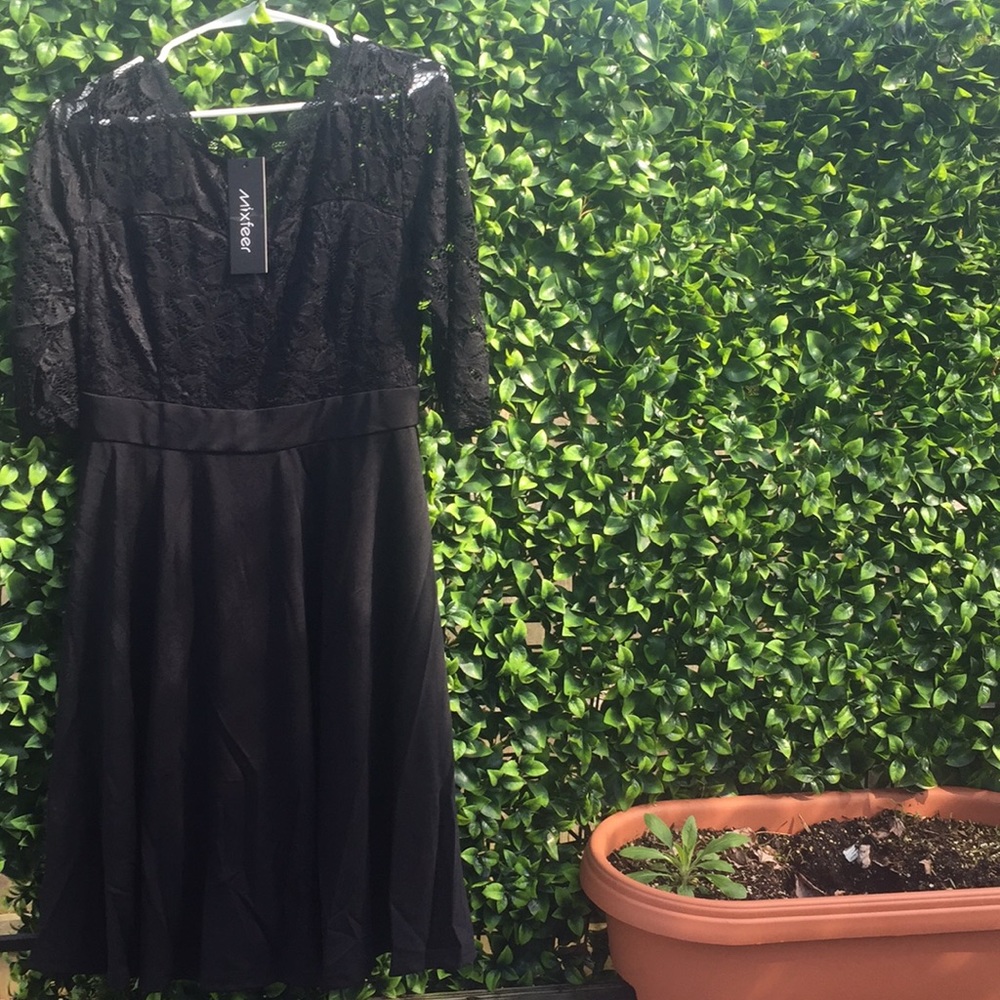 NWT Black Lace dress